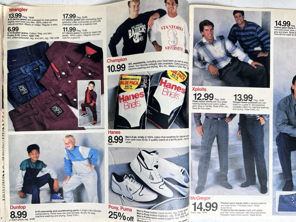 1988 Target Ad Circular Catalog Gitano Jeans PacTel Phone White Rain LEGO Brand Foto 4 de 4