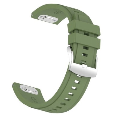 Universal 22mm Silicone Watch Band Press Button Closure for Watch GT6 Use