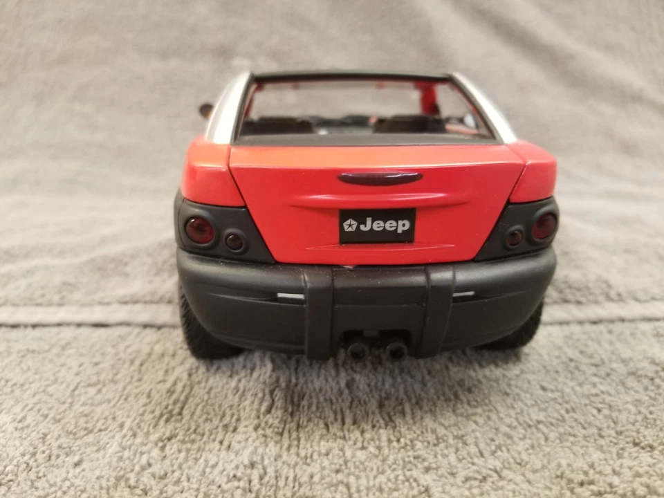 JEEP JEEPSTER CONCEPT (red) 1/18 DIECAST by MATCHBOX COLLECTIBLES - Image 3 of 4