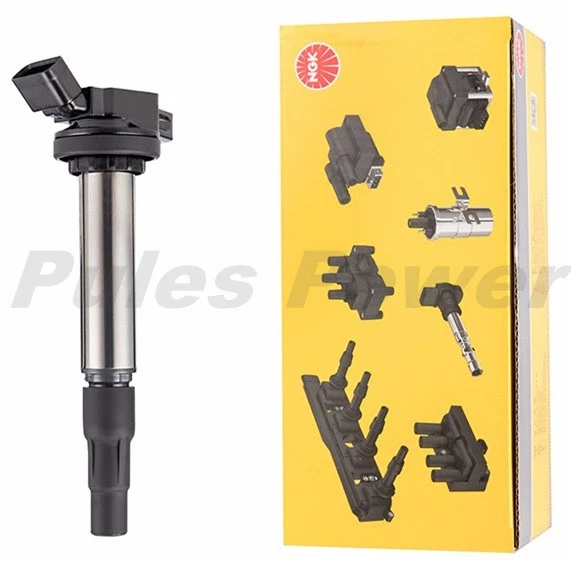Bobinas de ignição 4 peças U5145 fabricante de equipamento original NGK para Toyota Matrix Corolla Prius Lexus 1.8L - Imagem 4 de 4