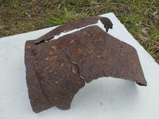 WW2 Armée Soviétique Russe Original Relique Acier Poitrine Pièces Armure Corps/Acier