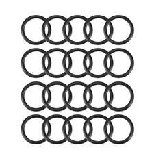 20pz nero 17mm x 2mm NBR resistente all'olio anello tenuta o forma anelli tenuta