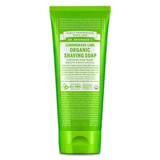 Dr Bronner's Organic Lemongrass Lime Shaving Soap 7 Fl Oz Certified Fair Trade