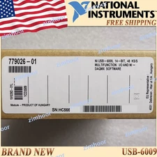 New USB-6009 National Instruments USB 6009 NI USB6009 US Stock Same Day FreeShip