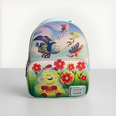 Loungefly Pixar A Bug's Life Mini Backpack NEW heimlick catapiller purse