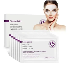 Forehead Wrinkle Patches & Under Eye Patches with Collagen, Anti Wrinkle