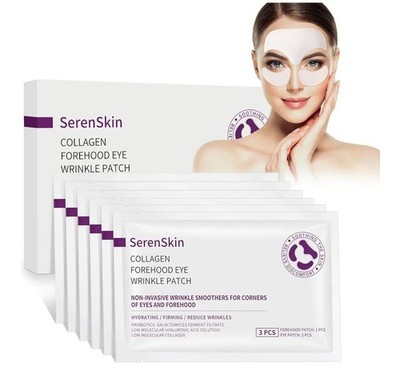 Forehead Wrinkle Patches & Under Eye Patches with Collagen, Anti Wrinkle
