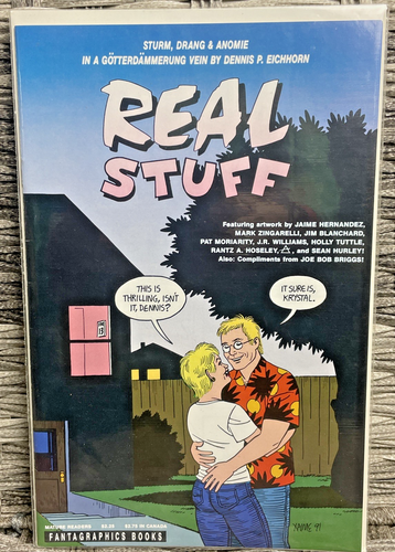 Rare Art Zine REAL STUFF #4 By Dennis P.Eichhorn Fantagraphics Books Inc. Comic - Picture 1 of 2