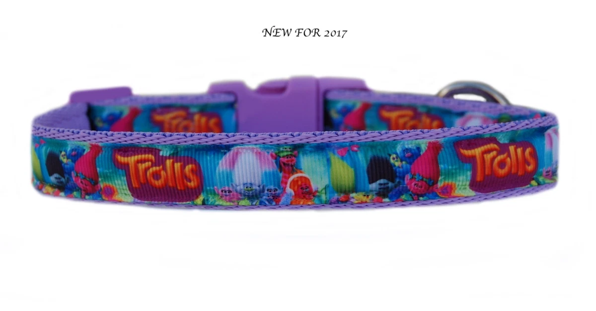 Trolls dog store collar