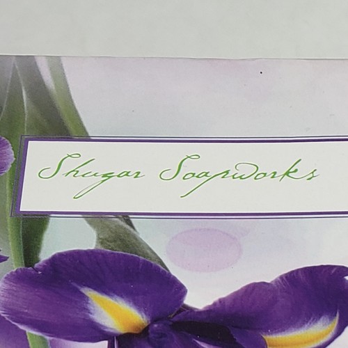 Shugar Soapworks Floral Soap w Shea Butter 2 4.5 Oz Bath Bars Pure Veg USA NIB - Picture 3 of 11