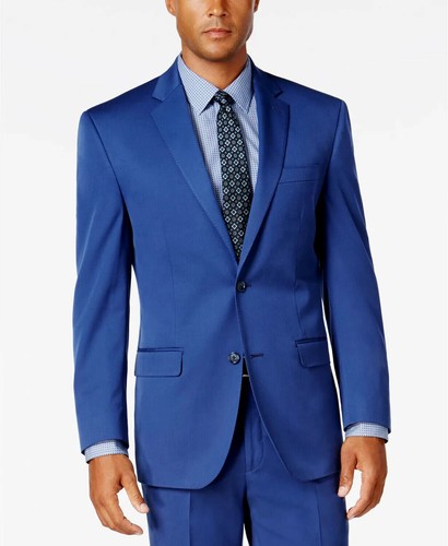 Blue Suit Jacket Navy Royal Blue 