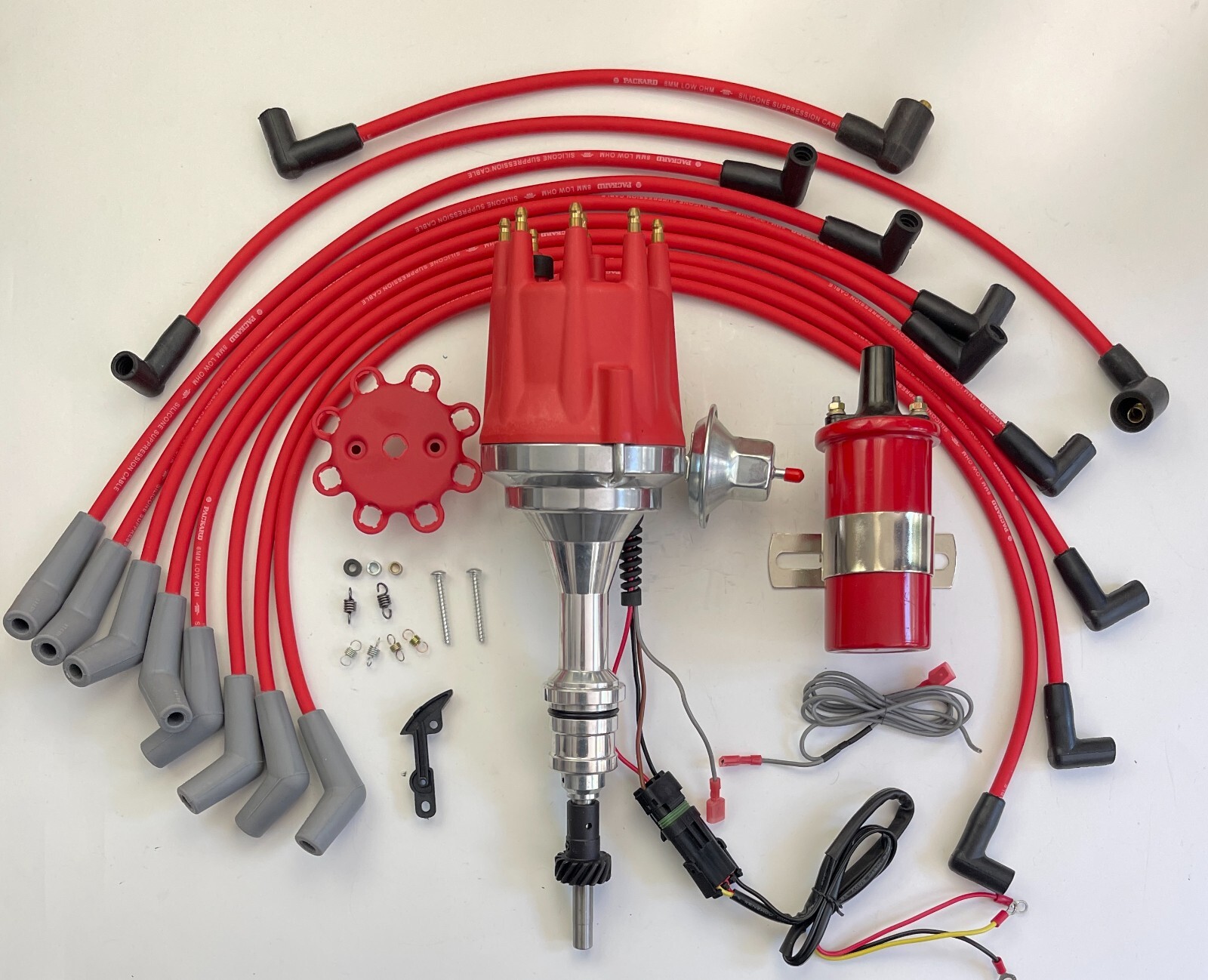 small cap FORD 5.0L 302 EFI to Carb Conversion RED HEI Distributor