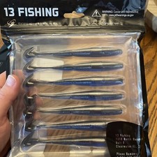 13 Fishing Ninja Swimming Worm 5.5 or 7 inch Cut Tail Soft Plastic Speed Worm