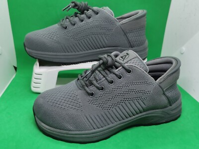 Zeba Hands free slip on Husky Sneakers Gray Mens size 6E