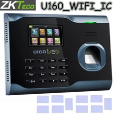ZKTeco U160 USB Card Biometric Fingerprint Time Clock Attendance System WIFI-IC