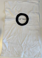 Bib 13" Neck Pull Over Head T-Shirt Special Needs Drool cotton towel