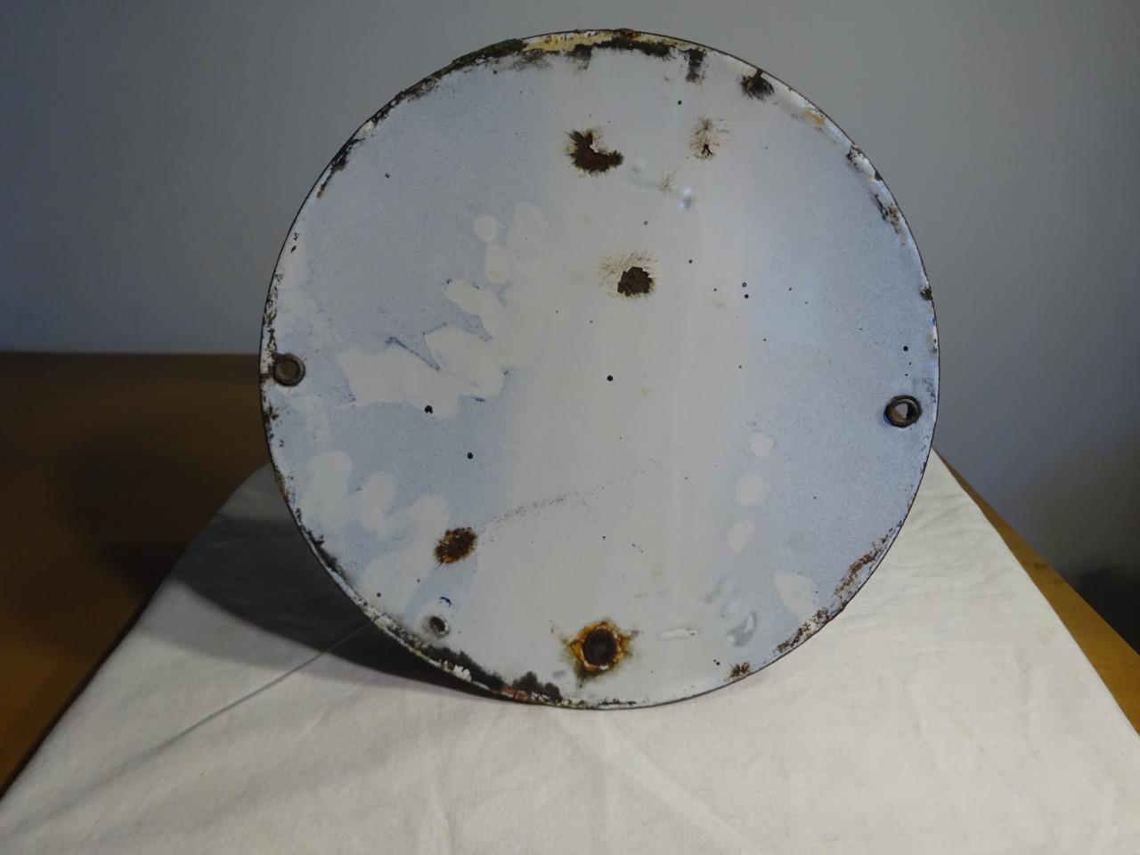 Vintage ROUND BELL SYSTEM "THE CITIZENS TELEPHONE CO. INC SIGN" AS