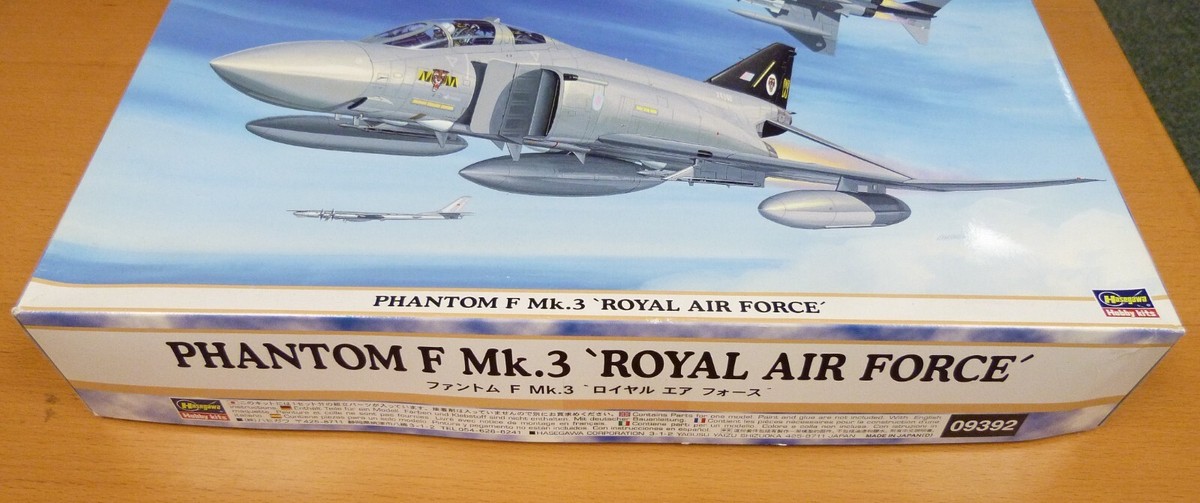 1/48 Hasegawa British Phantom F MK3 RAF- Open Box - Complete