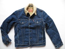 Levi's 71500 Winter Jeans Jacke Gr. M ( S ! ) Warm Teddy Fell Gefüttert ! KULT !