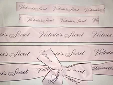 VICTORIA SECRET BOW RIBBON GIFT SET DECOR WRAPPING BAND WRAP LOT LOGO Party RARE