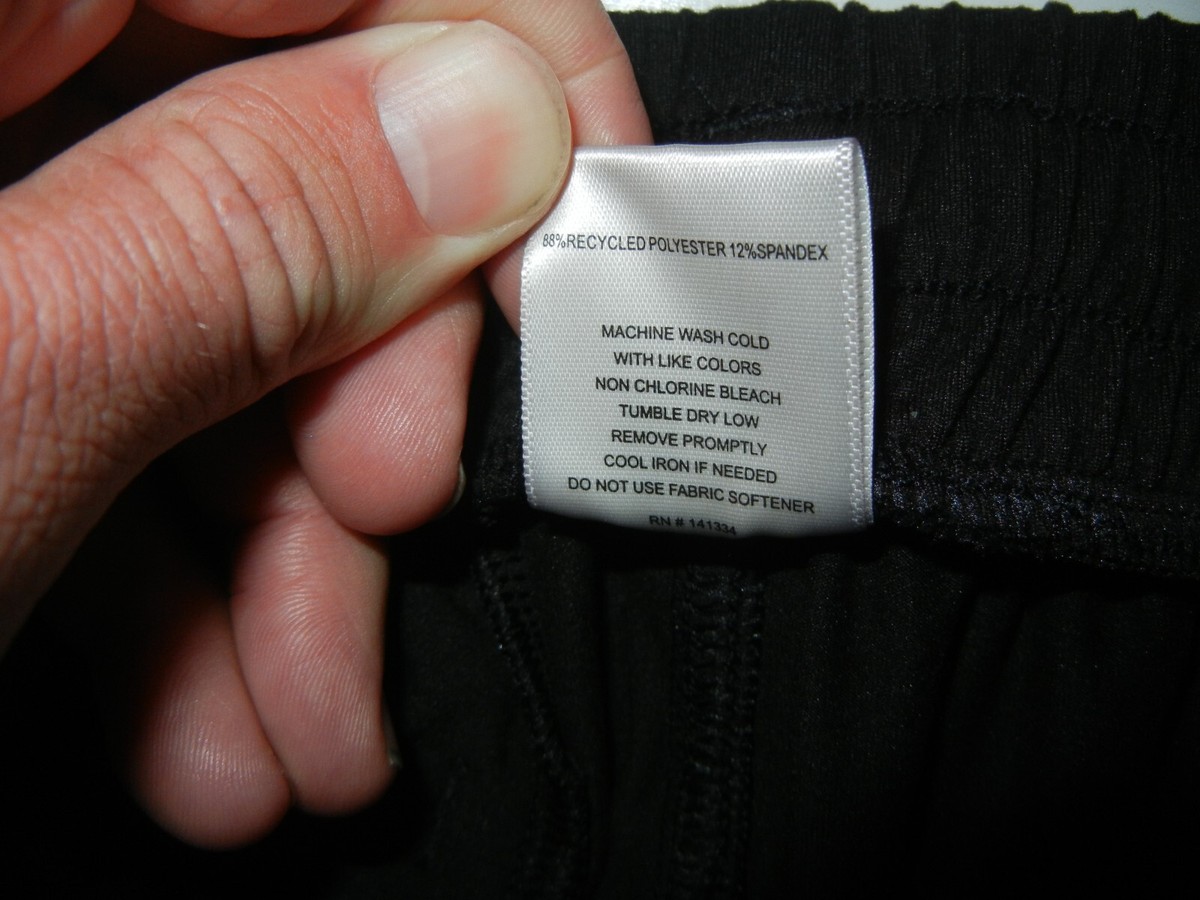ONE OR EIGHT 専用 BEAR-BOTTOM CLOTHING Black Poly/Spandex JOGGER SWEAT-PANTS Yoga