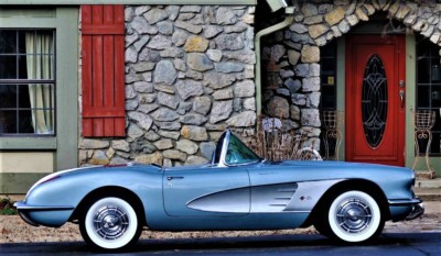 Corvette Chevrolet StingRay55Chevy57Race Car18Hot Rod1 24Model1963Carousel Blu12