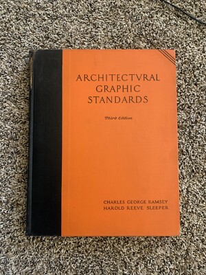 Architectural Graphic Standards Third Edition 1948 Charles Ramsey/Harold Sleeper