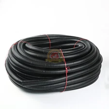 1" 25 Ft. Split Wire Loom Conduit Polyethylene Tubing Car Automotive Power Amp