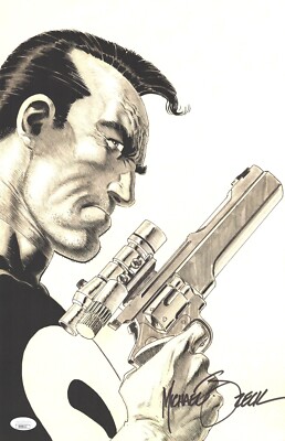 直筆サイン入り写真 賈樟柯 ジャ・ジャンクー ディレクター SA鑑定済 Michael Zeck Signed 11x17 The Punisher Comic Artist Authentic
