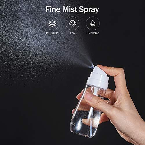 Botella pequeña de spray con niebla fina, paquete de 2 3,4 oz/100 ml - aprobado por la TSA - Imagen 7 de 7