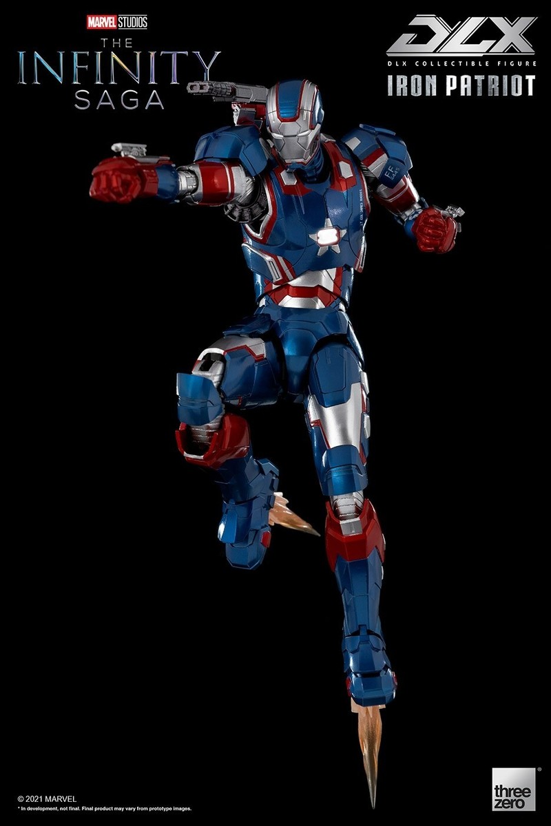 ThreeZero - Marvel Infinity Saga Iron Patriot Deluxe 1/12 Scale