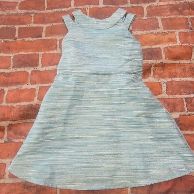 The Children's Place Fancy Girls Blue Glittery Dress Sz 4