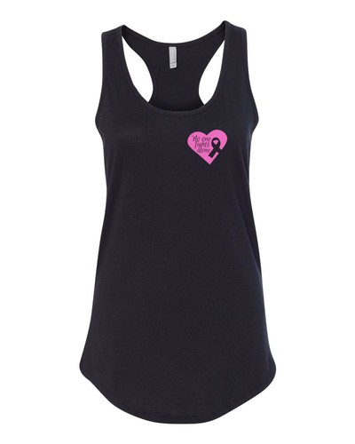 Damen Tank Top No One Fights Alone T-Shirt Brustkrebs Walk Awareness Tee - Bild 4 von 11