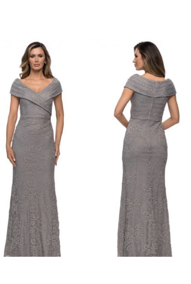 Outdoor Rustic Lace Summer Beach Wedding Dresses For Mother Of The Groom La Femme Portrait Neck Outdoor Rustic Lace Summer Beach Wedding Dresses For Mother Of The Groom La Femme Portrait Neck