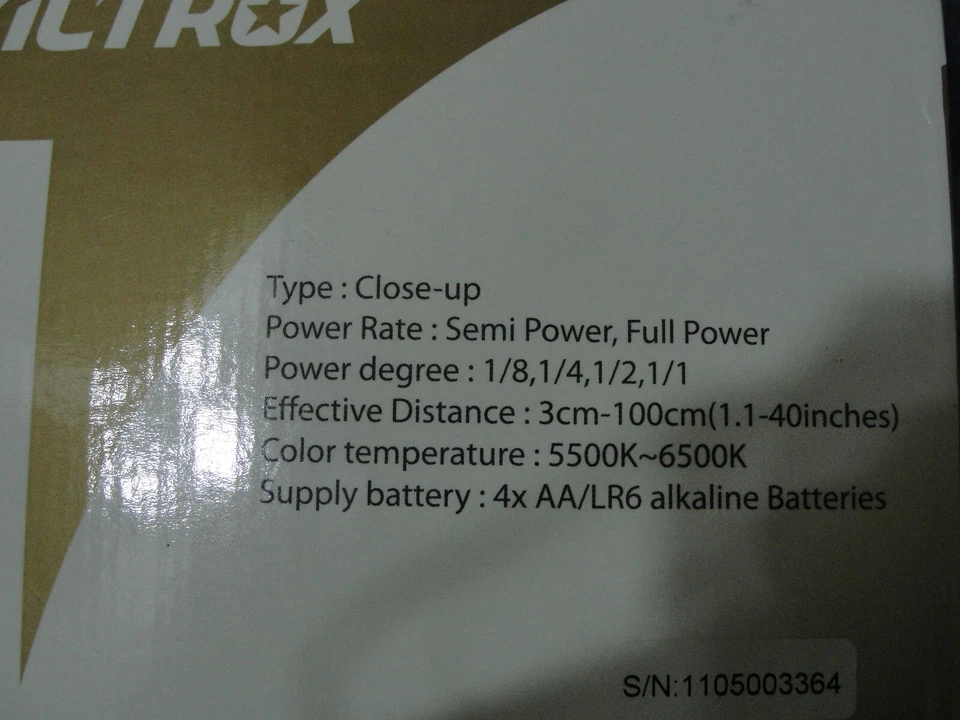 Viltrox Macro Cool-light JY675 in retail box - Image 2 of 2