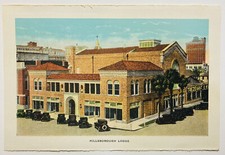 Vintage Tampa Florida Hillsborough Lodge & Bayshore Blvd Double Sided Art P2
