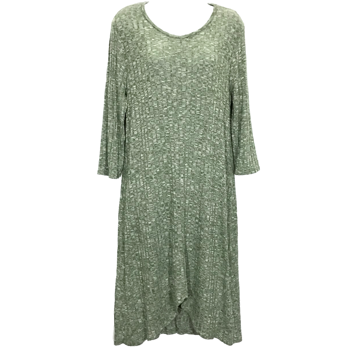 Earthbound Trading Co Womens Clingy Knit Sweater Dress Size XL Heather Green Earthbound Trading Co Womens Clingy Knit Sweater Dress Size XL Heather Green