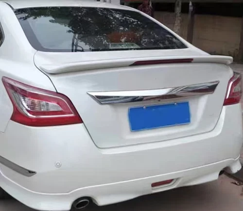Pearl White Rear Trunk Spoiler W/Light For 2013-2015 Nissan Altima Sedan 4-Door - Picture 3 of 4