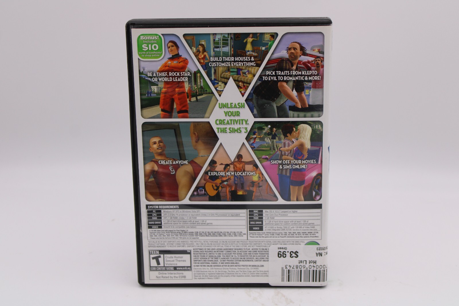 The Sims 4 PC DVD ROM , Sims 3 and Sims 3 Ambitions Expansion PC ...