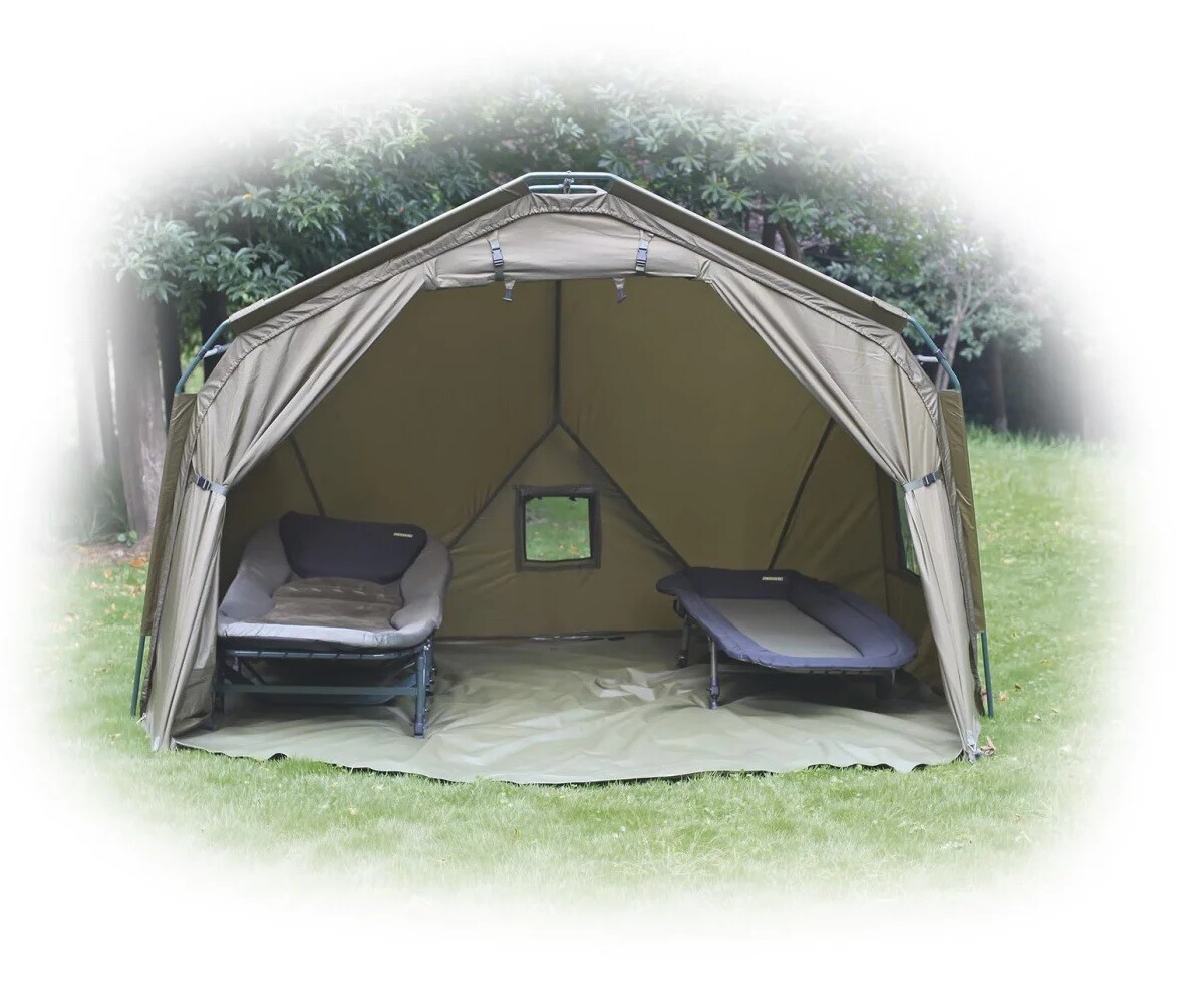 Меховая всепогодная палатка Mansion для рыбалки на 2 человека Carp Tent Dome