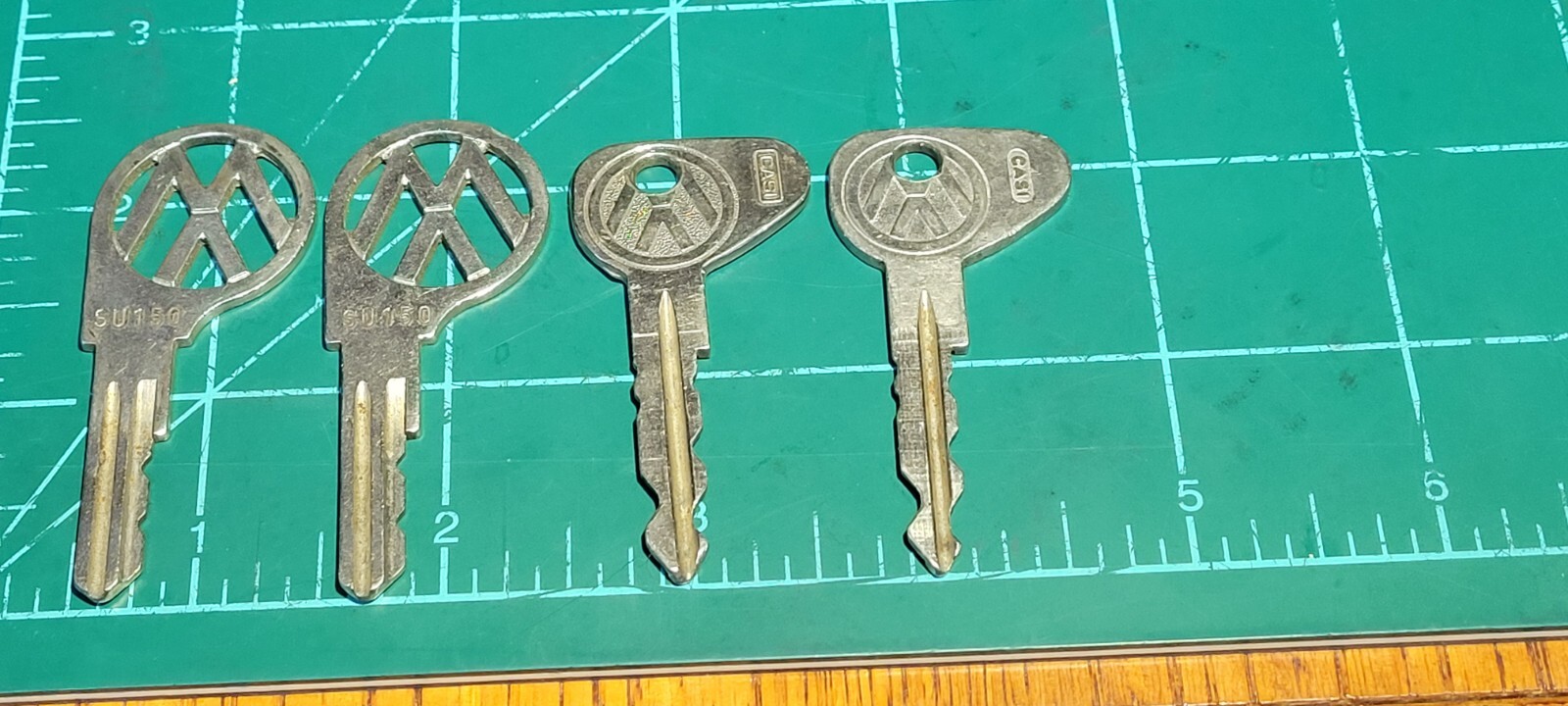 Vintage VW Volkswagen Keys 2 SU150 Huf Keys & 2 Casi Keys eBay