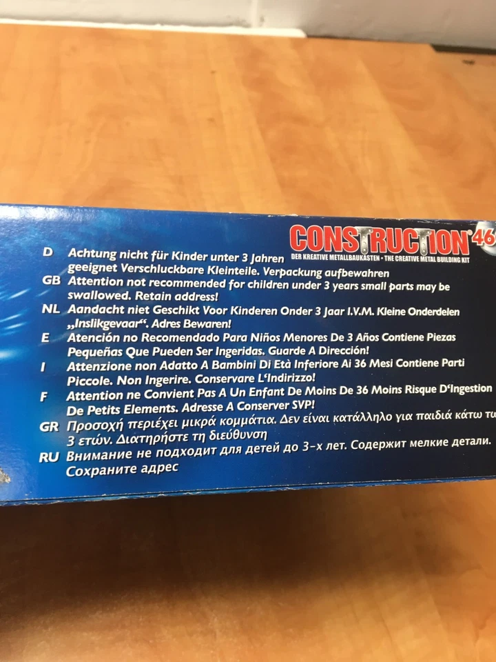 SEALED German Eitech Paris Eiffel Metal Construction Set 250 Parts C460 STEM - Image 3 of 3