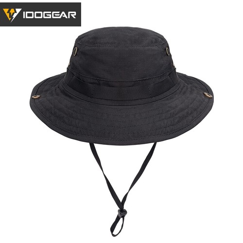 IDOGEAR Táctico Boonie Sombrero Pesca Sombrero Senderismo Sombrero Campamento Ajustable MOLLE Equipo - Imagen 23 de 32