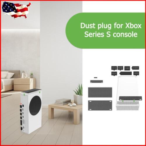11pcs Game Console Dust Cover Dustproof Suit Kit for Xbox Series S Dust Plug