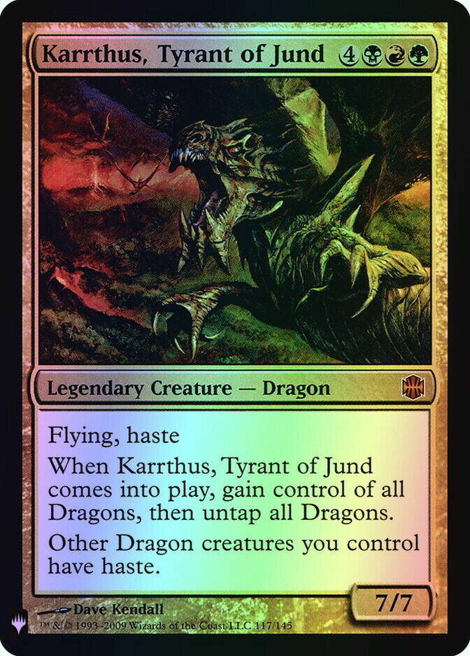 MTG foil ジャンドの暴君、カーサス 英 1x FOIL KARRTHUS, TYRANT OF JUND - Mystery - MTG - Magic the