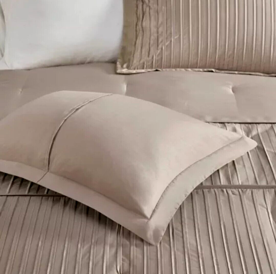Cal King Madison Park Vargas Taupe Pillow Shams eBay