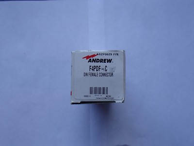 F4PDF-C  Andrew  DIN-Type Female connector for 1/2'' Superflex