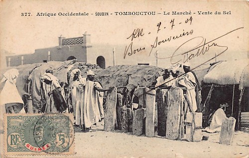 Mali - TIMBUKTU - Der Markt - Salzverkauf - Publ. Fortier 377 - Bild 1 von 2