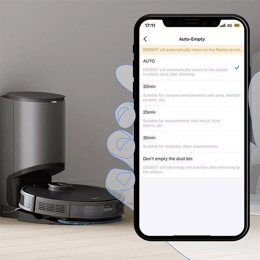 ECOVACS DEEBOT N10 MAX + Vacuum & Mopping (Black) | eBay