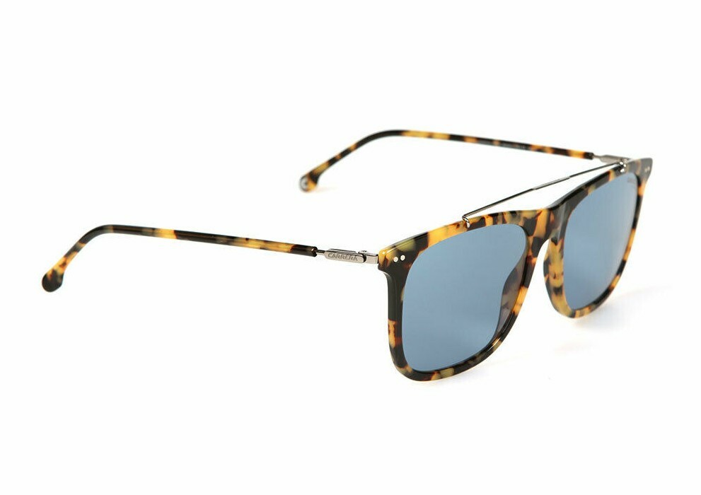 NWT Carrera CA150S Havana Rectangle 55mm Sunglasses CARRERA 150/S 3MA Havana Ruthenium Blue Lens 55mm Unisex  main image 4